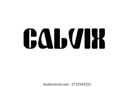 Unique stylized display font with creative letterforms, perfect for logos, branding, and experimental typography.