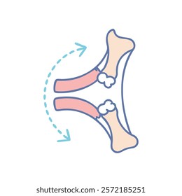 Unique Styloid Process Radius Anatomy Vector Illustration