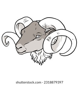 unique and suitable sheep vector for Eid al-Adha design material