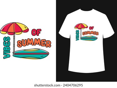 Unique Summer Vibe T-shirt Design