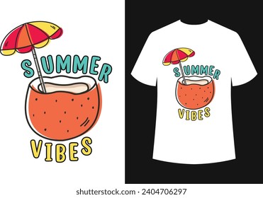 Unique Summer Vibe T-shirt Design