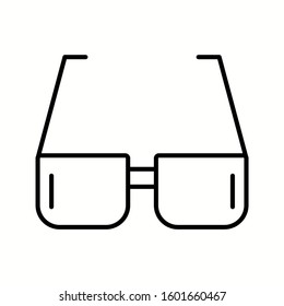 Unique Sunglasses Vector Line Icon