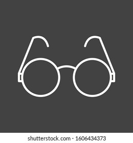 Unique Sunglasses Vector Line Icon
