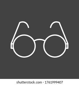 Unique Sunglasses Vector Line Icon