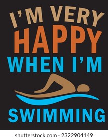 A unique T shirt design on famous game  swimming