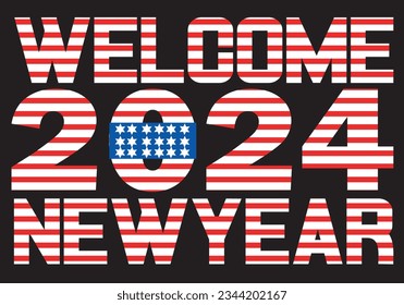 Un diseño único de camiseta en la imagen de la celebración de Año Nuevo