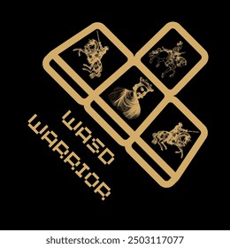 An Unique T Shirt design with Warrior View with the quote "WASD WARRIOR"