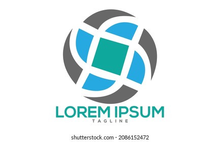 Unique tech logo Modern and minimalist vector and abstract logo