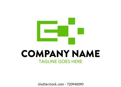 Unique Technology Logo Template