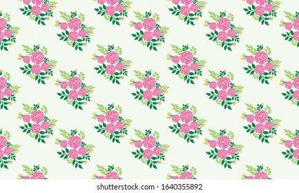 Unique template for spring, with beautiful leaf and flower background.