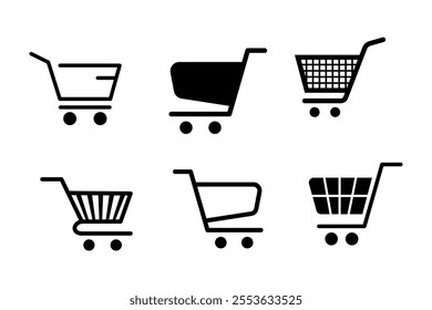 Unique templates for signage in supermarket environments, Comprehensive collection of retail shopping icons, cart, shopping, supermarket, icons, groceries, retail, purchase, basket, store, market