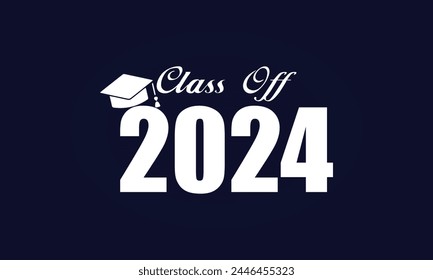 Diseños de texto únicos para celebrar la clase de 2024