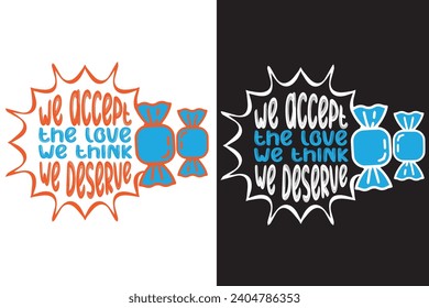 Unique Text Typography tshirt design