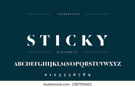 Unique thick rounded decorative display font vector