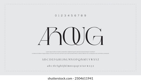 Unique thick rounded decorative display font vector