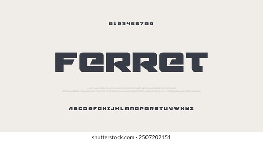 Unique thick rounded decorative display font vector