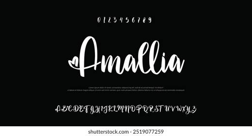 Unique thick rounded decorative display font vector