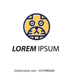 Unique tiger logo vector illustration