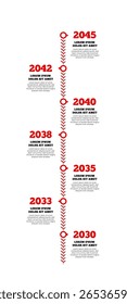 A unique timeline design inspired by baseball lacing, ideal for sports-themed presentations.