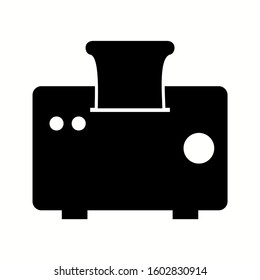 Unique Toaster Vector Glyph Icon