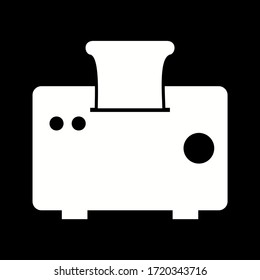 Unique Toaster Vector Glyph Icon