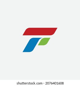 Plantilla vectorial de diseño de logotipo de letra rt