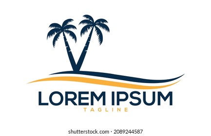 Unique travel logo Modern and minimalist vector and abstract logo