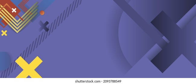 Unique treble bstract modern Very Peri background with fluid luminous waves. Convenient waiting for backdrop text. Geometric modern digital wallpaper Vector. Trendy color of the 2022 year