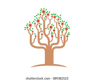 unique tree image icon