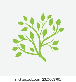 Unique tree logo Modern and minimalist vector and abstract logo