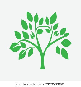 Unique tree logo Modern and minimalist vector and abstract logo