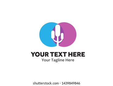 unique tree simple logo creative design in flat style with color . tree nature logo creative design for identity and community