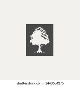 a unique tree vector inspired by a tree that I met in nature.