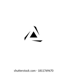 Unique triangle logo,a simple but eye-catching logo