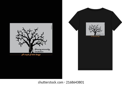 Unique T-shirt design. vector eps file