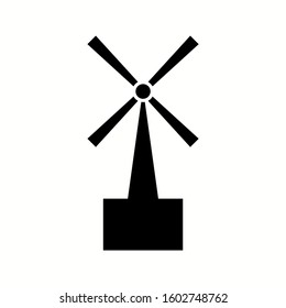 Unique Turbine Vector Glyph Icon