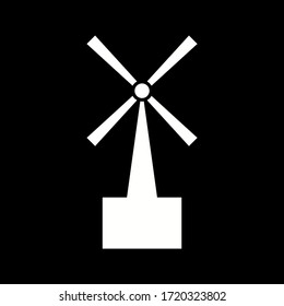 Unique Turbine Vector Glyph Icon