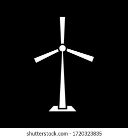 Unique Turbine Vector Glyph Icon