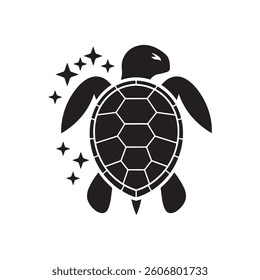 Unique Turtle logo Concept sign icon symbol Design. turtle logo design template. turtle icon Black line art vector logo set.