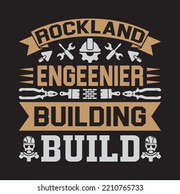 Unique and Typography Building  T-shirt design  