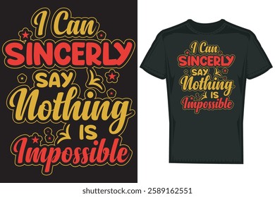 Unique Typography T shirt Design