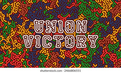 Único Fondo Abstractas De Juneteenth De Union Victory