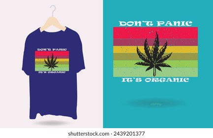 Diseño único y actualizado de la camiseta de marihuana 