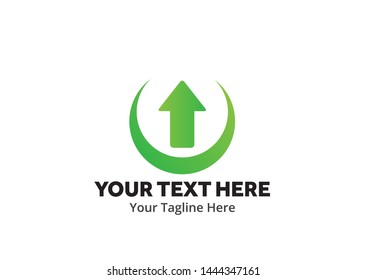 unique upload download simple logo creative design in flat style with color . download upload logo creative design for identity and apps