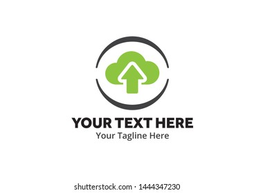 unique upload download simple logo creative design in flat style with color . download upload logo creative design for identity and apps