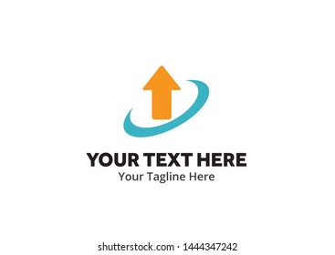 unique upload download simple logo creative design in flat style with color . download upload logo creative design for identity and apps