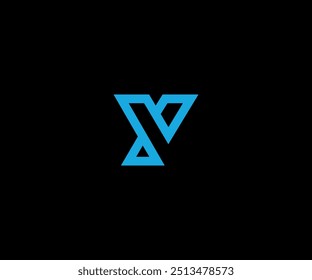 Einzigartige Designsymbole des V-Logos
