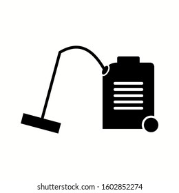 Unique Vaccum Cleaner Glyph Vector Icon