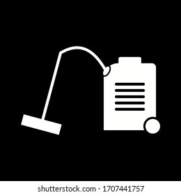 Unique vacuum Cleaner Glyph Vector Icon