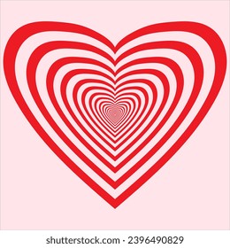 Unique Valentine Day Heart Vector File